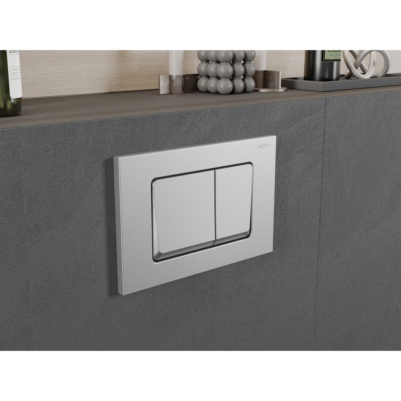 Mexen Fenix 10 XS flush button, matte chrome - 601002