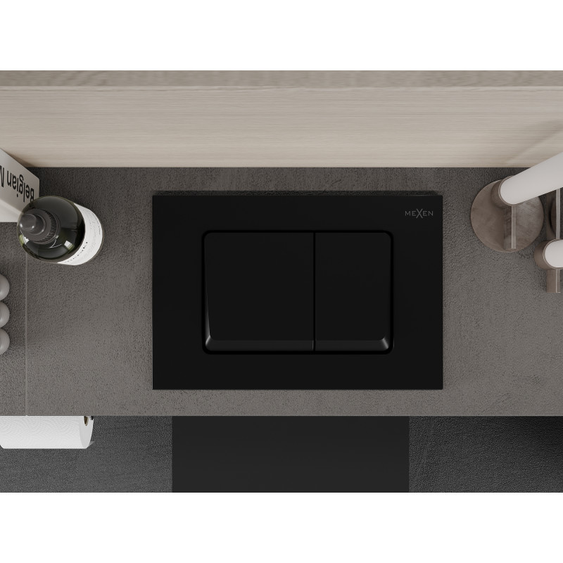 Mexen Fenix 10 XS flush button, black matte - 601003