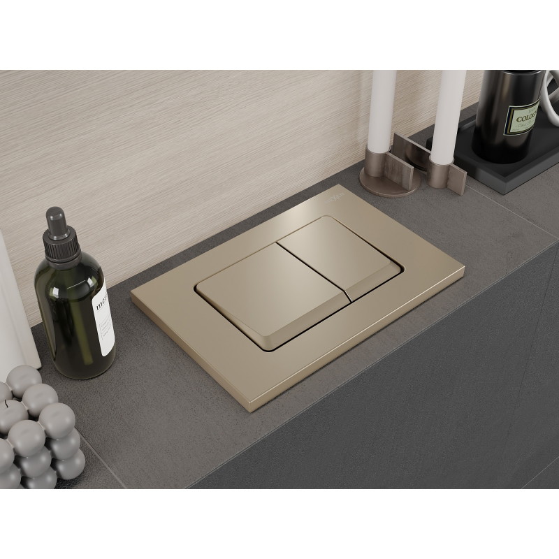 Mexen Fenix 10 XS flush button, gold champagne - 601004