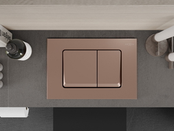 Mexen Fenix 10 XS flush button, Rose gold - 601005