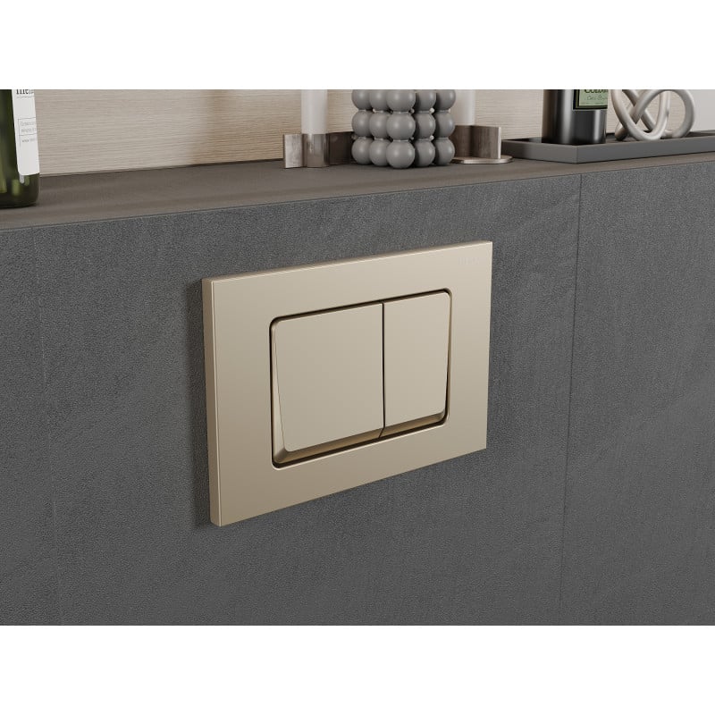 Mexen Fenix 10 XS flush button, champagne gold - 601004