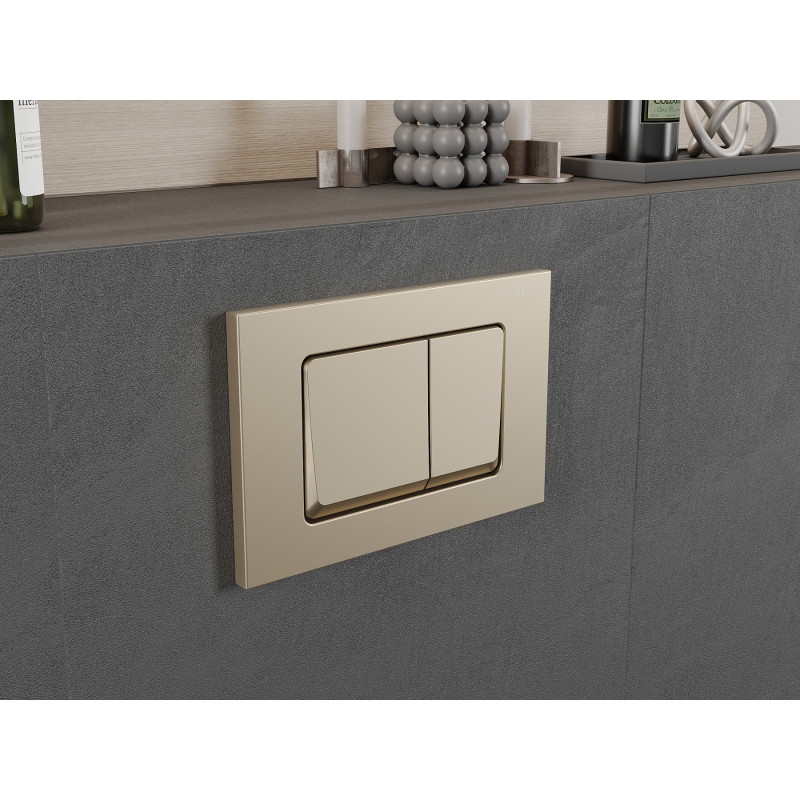 Mexen Fenix 10 XS flush button, gold champagne - 601004