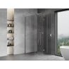 Mexen Mist H T shower cabin right hinged 75 x 75 cm, transparent, chrome - 8A5T-075-075-01-00-P