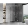 Mexen Mist H T right hinged shower enclosure 90 x 90 cm, transparent, chrome - 8A5T-090-090-01-00-P