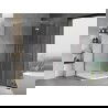 Mexen Mist H T right hinged shower cabin 85 x 80 cm, transparent, chrome - 8A5T-085-080-01-00-P