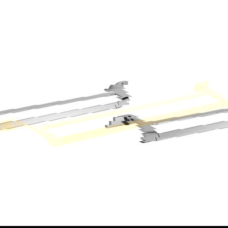 Mexen Rino double towel rail, gold - 7027025-50