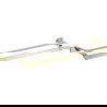 Mexen Rino double towel rack, Gold - 7027025-50