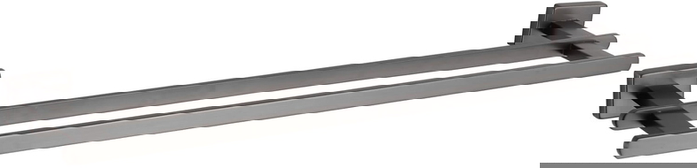 Mexen Arno double towel rack, brushed gun gray - 7020725-66