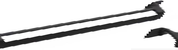 Mexen Rino double towel rack, Black - 7027025-70