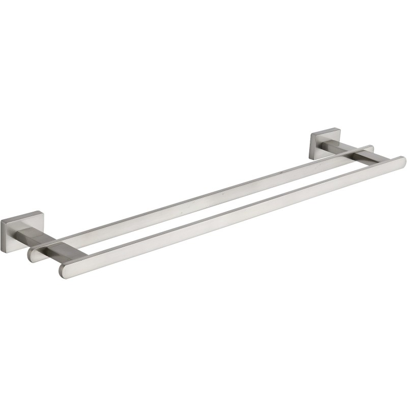 Mexen Arno double towel rack, brushed nickel - 7020725-97
