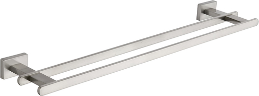 Mexen Arno double towel rack, brushed nickel - 7020725-97