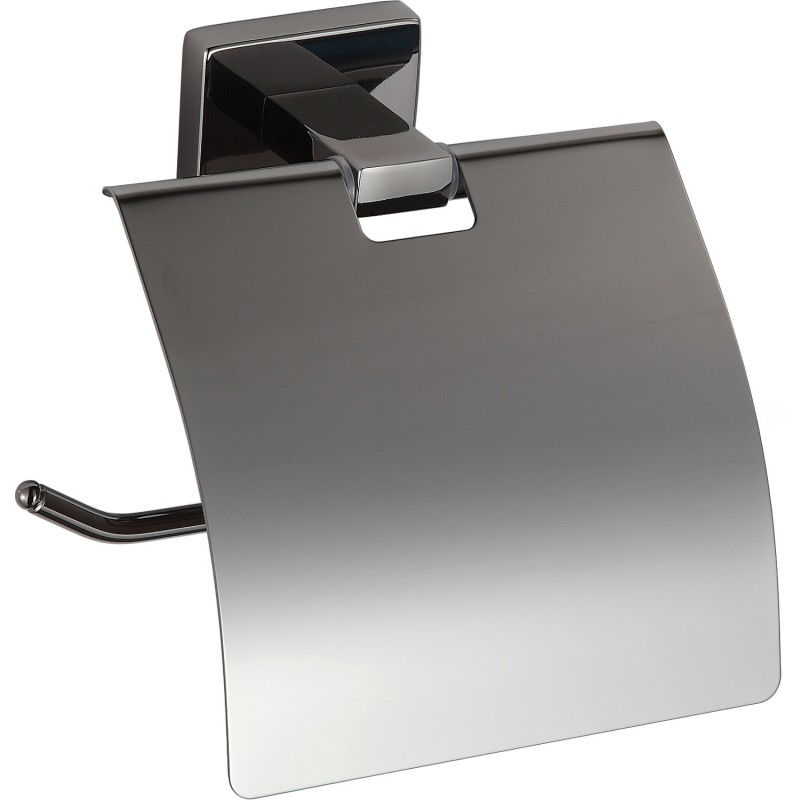 Mexen Arno toilet paper holder, black chrome - 7020733-73