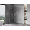 Mexen Mist H T hinged shower cabin left 85 x 85 cm, transparent, chrome - 8A5T-085-085-01-00-L