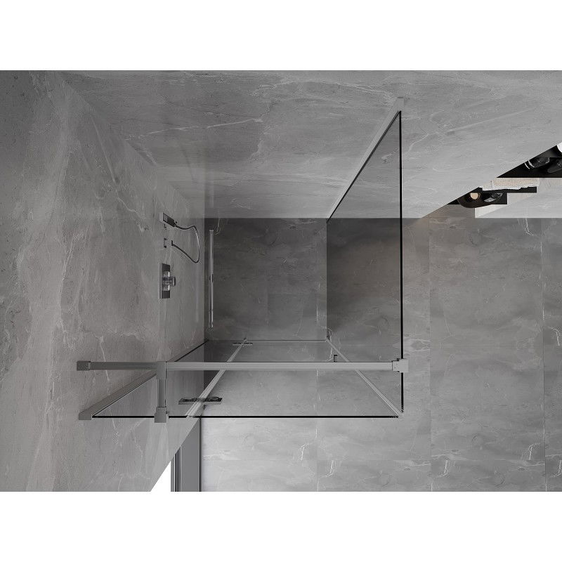 Mexen Mist-H T left-hand hinged shower cabin 110 x 110 cm, transparent, chrome - 8A5T-110-110-01-00-L