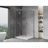 Mexen Mist H T shower cabin left swing door 90 x 75 cm, transparent, chrome - 8A5T-090-075-01-00-L
