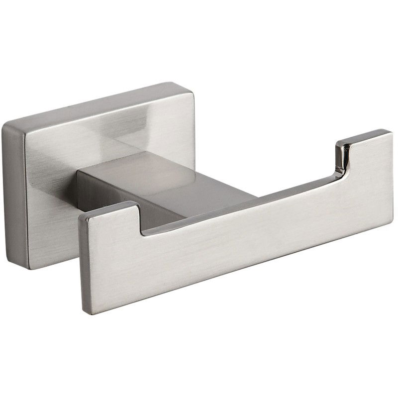 Mexen Arno double towel hook, brushed nickel - 7020735-97