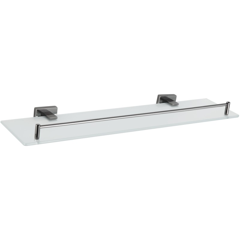 Mexen Arno hanging glass shelf, black chrome - 7020737-73