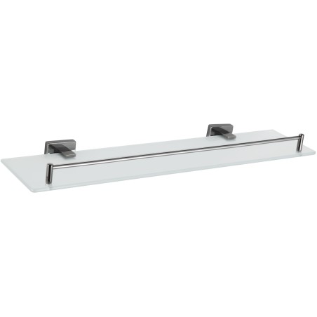 Mexen Arno hanging glass shelf, black chrome - 7020737-73