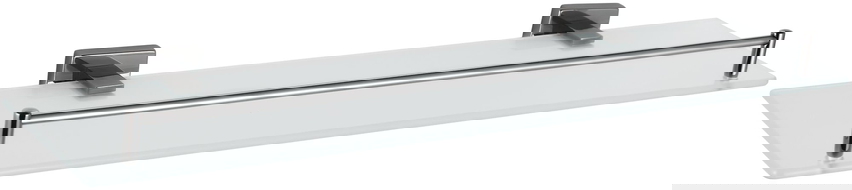 Mexen Arno hanging glass shelf, black chrome - 7020737-73