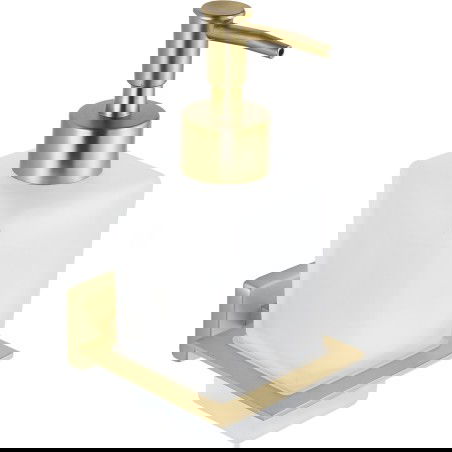 Mexen Arno soap dispenser, brushed gold - 70207388-55