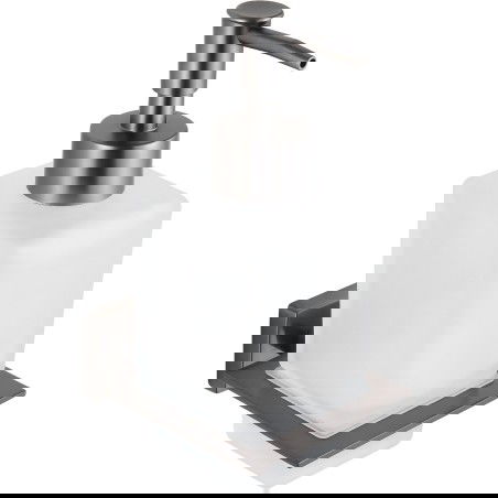 Mexen Arno soap dispenser, brushed gun gray - 70207388-66