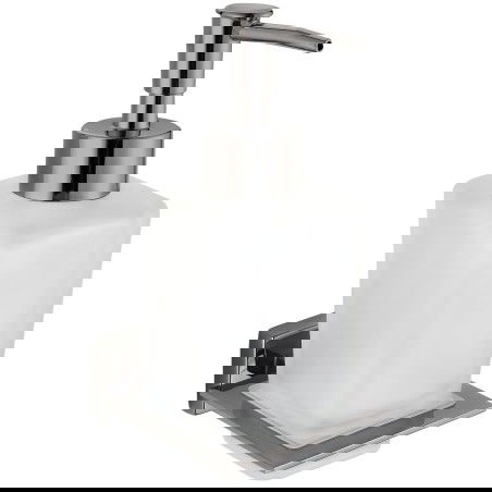 Mexen Arno soap dispenser, black chrome - 70207388-73