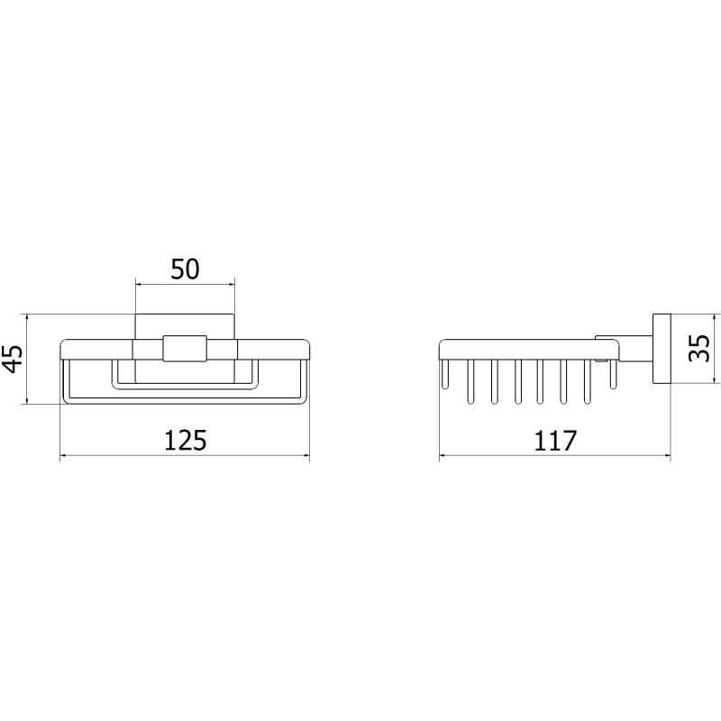 Mexen Arno shelf, white - 7020751-20