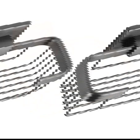 Mexen Arno soap dish, brushed gun gray - 7020751-66