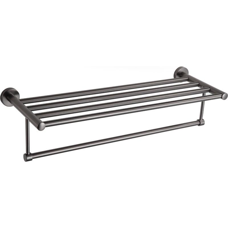 Mexen Remo towel shelf, brushed gun gray - 7050720-66