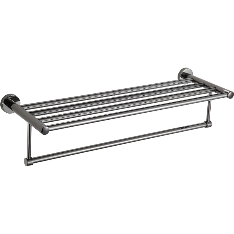 Mexen Remo towel rack, black chrome - 7050720-73