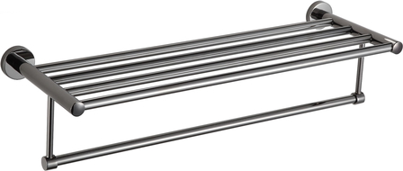 Mexen Remo towel rack, black chrome - 7050720-73