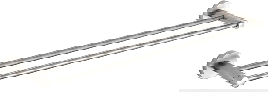 Mexen Remo double towel rack, brushed nickel - 7050725-97