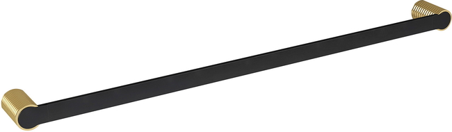Mexen Base towel rack, Black/Gold - 7088224-57