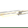 Mexen Remo double swivel towel rack, brushed gold - 70507255-55