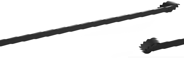 Mexen Base towel hanger, black - 7088224-70