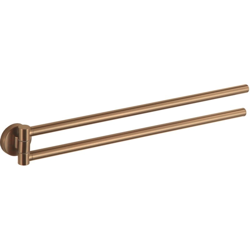 Mexen Remo double swivel towel rack, brushed copper - 70507255-55 - 70507255-65