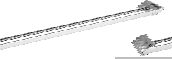 Mexen Base double towel rack, Chrome - 7088225-00