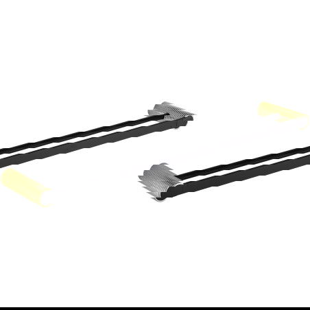 Mexen Base double towel rack, Black/Gold - 7088225-57