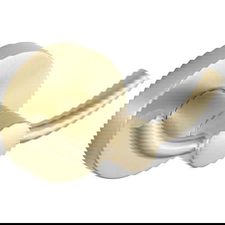 Mexen Remo double towel hook, brushed gold - 70507352-55