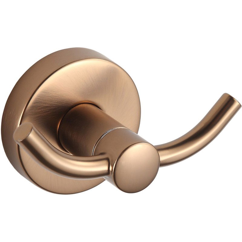 Mexen Remo double towel hook, brushed copper - 70507352-65