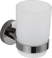 Mexen Remo toothbrush holder, black chrome - 7050738-73