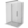 Mexen Rox-3S 3-sided sliding shower cabin 110 x 120 cm, transparent, brushed gun gray - 8C2-110-120-66-00-3S