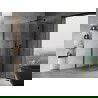 Mexen Mist H T right open shower cabin 90 x 90 cm, transparent, black - 8A5T-090-090-70-00-P