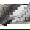 Mexen Mist H T right open shower cabin 90 x 90 cm, transparent, black - 8A5T-090-090-70-00-P