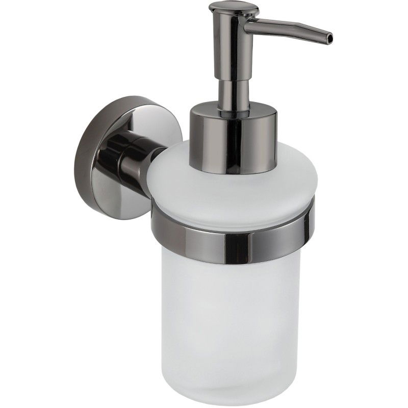 Mexen Remo soap dispenser, black chrome - 70507388-73