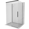 Mexen Rox-3S 3-wall sliding shower enclosure 130 x 70 cm, transparent, black - 8C2-130-070-70-00-3S