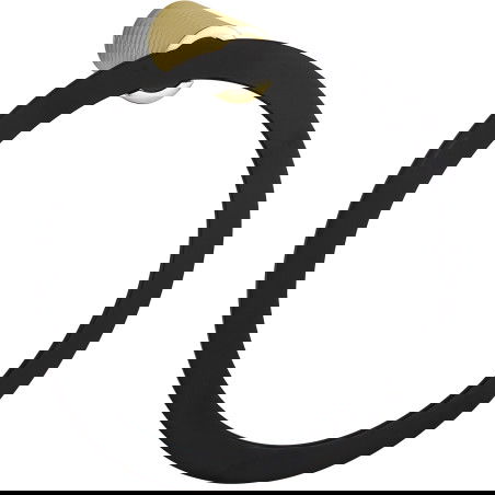 Mexen Base towel rack, Black/Gold - 7088232-57