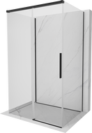 Mexen Rox-3S 3-sided sliding shower cabin 120 x 90 cm, transparent, black - 8C2-120-090-70-00-3S