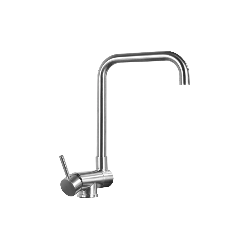 Mexen Madox kitchen window faucet, inox - 672000-00