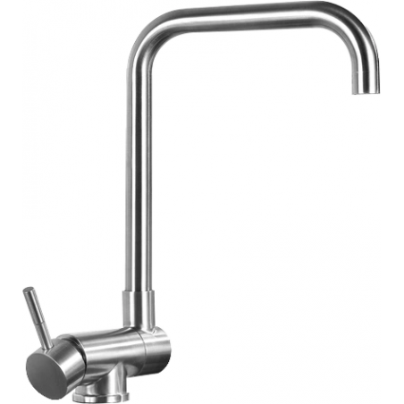 Mexen Madox kitchen window faucet, inox - 672000-00